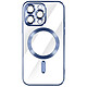 Avizar Coque MagSafe pour iPhone 14 Pro Silicone Protection Caméra  Contour Chromé Bleu Clair Coque MagSafe conçue spécifiquement pour votre Apple iPhone 14 Pro