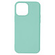 Avizar Coque iPhone 13 Pro Silicone Semi-rigide Finition Soft-touch turquoise Coque de protection spécialement conçue pour iPhone 13 Pro.