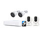 Foscam - Kit vidéosurveillance IP 4 caméras KIT-4-FN8108H-X5-W-S41-HDD Foscam - Kit vidéosurveillance IP 4 caméras KIT-4-FN8108H-X5-W-S41-HDD