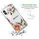 Avis LaCoqueFrançaise Coque iPhone X/Xs anti-choc souple angles renforcés transparente Motif Amour en fleurs