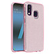 Avizar Coque pour Samsung Galaxy A40 Paillette Amovible Silicone Semi-rigide rose - Coque à paillettes spécialement conçue pour votre Samsung Galaxy A40