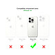 Avis Evetane Coque iPhone 14 Pro Anti-Chocs avec Bords Renforcés en silicone transparente Motif