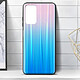 Avizar Coque Xiaomi Redmi 9T et Poco M3 Bi-matière Holographique Brillant Rose et bleu pas cher