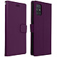 Avizar Housse Samsung Galaxy A51 Étui Porte carte Support Vidéo et Dragonne violet Housse de protection intégrale, spécialement conçue pour Samsung Galaxy A51