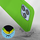 Avis Avizar Coque iPhone 13 Pro Silicone Semi-rigide Finition Soft-touch vert