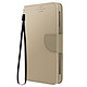 Avizar Etui universel pour Smartphone 152 x 76 x 10 mm avec Porte-cartes  Fancy Style doré - Etui portefeuille universel Série Fancy Style taille XXL doré