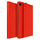 Avizar Housse Galaxy Tab A7 10.4 2020 Cuir Satiné Porte cartes Fonction Support Rouge Housse de protection spécialement conçue pour Samsung Galaxy Tab A7 104 2020