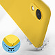 Avis Avizar Coque pour Samsung Galaxy A03 Core Silicone Semi-rigide Finition Soft-touch Fine  jaune