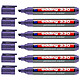 EDDING Marqueur Permanent 330 Violet Pointe Biseautée 1-5 mm x 6 Marqueur permanent