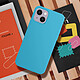 Acheter Moxie Coque pour iPhone 14 Hybride Semi-rigide Fine Légère Intérieur Doux  bleu clair