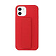 Myway Coque pour iPhone 12 mini avec fonction stand Rouge Coque élégante et ajustée