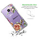 Avis LaCoqueFrançaise Coque Samsung Galaxy S9 anti-choc souple angles renforcés transparente Motif Amour en fleurs