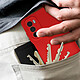 Avizar Coque pour Motorola Moto G62 5G Silicone Semi-rigide Finition Soft-touch Fine  Rouge pas cher