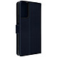 Avizar HousseTCL 40 SE eco cuir clapet porte-carte support Vidéo  Bleu - Étui de protection spécialement conçu pour votre TCL 40 SE
