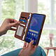 Acheter Avizar Étui pour OnePlus Nord CE 2 Lite 5G / Realme 9 5G et 9 Pro Clapet Portefeuille Fonction Support Vidéo  marron