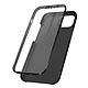 Avizar Coque iPhone 13 Arrière Rigide noir et Avant Souple Transparent Coque de protection 360° spécialement conçue pour votre iPhone 13
