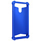 Avizar Coque Smartphone 4.3'' à 4.7'' Silicone Gel Coins Renforcés Dos Effet Cuir  Bleu Une coque universelle conçue pour votre smartphone