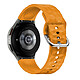 Avizar Bracelet pour Galaxy Watch 5 / 5 Pro / 4 Silicone Texturé Losange  Jaune - Bracelet ajustable pour montre connecté, pensé et conçu pour Samsung Galaxy Watch 5 / 5 Pro / 4