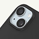 Acheter Moxie Coque pour iPhone 15 Silicone Ultra-fine 0.25mm Finition Mate Noir