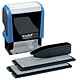 TRODAT Kit timbre à encrage automatique Typo Printy 4912 Tampon multi-formules