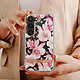 Avis Avizar Coque pour Samsung Galaxy S23 Dos Rigide Contour Souple Design Fleurs Roses