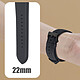 Avizar Bracelet pour Apple Watch 41mm / 40mm et 38 mm Finition Texturé  Noir pas cher