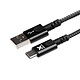 Xtorm Câble  USB vers USB type C 1m Charge et Synchronisation Nylon Tressé Noir - Un câble USB Type C de charge et synchronisation, spécialement conçu par Xtorm.