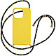 Avizar Coque cordon pour iPhone 15 Pro Max Silicone Recyclable  Jaune Coque cordon en silicone gel jaune série Classic Case Bio, conçue spécifiquement pour votre iPhone 15 Pro Max