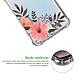 Acheter Evetane Coque Samsung Galaxy S10 anti-choc souple angles renforcés transparente Motif Fleurs roses