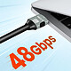 Acheter LinQ Câble HDMI 2.1 Ultra HD Résolution 8K / 60Hz Longueur 1m  Noir