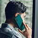 Avis Avizar Étui Galaxy Note 10 Chromé Strié Clapet Translucide Rigide Fin Léger - vert