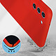 Avis Avizar Coque Samsung Galaxy S21 FE Silicone Semi-rigide Finition Soft Touch Fine Rouge