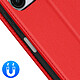 Acheter Avizar Étui pour Xiaomi Redmi 12 Porte-carte Support Vidéo Clapet Magnétique  Rouge