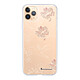 LaCoqueFrançaise Coque iPhone 11 Pro 360 intégrale transparente Motif Fleurs Blanches Tendance Coque iPhone 11 Pro 360 intégrale transparente Fleurs Blanches Tendance