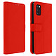 Avizar Housse Samsung Galaxy A41 Étui Porte carte Support Vidéo Rouge - Etui de protection intégrale spécialement conçu pour Samsung Galaxy A41