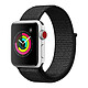 Avizar Bracelet Apple Watch 42 et 44 mm Scratch en Nylon Tissé - Noir Bracelet Velcro Apple Watch 42/44 mm