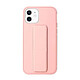 Myway Coque pour iPhone 12 mini avec fonction stand Rose Coque élégante et ajustée