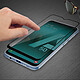 Avis Avizar Coque Galaxy A50 Silicone Transparent et Film Ecran Verre Trempé Contour noir