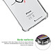 Acheter LaCoqueFrançaise Coque iPhone 7/8/ iPhone SE 2020 anti-choc souple angles renforcés transparente Motif Coeur Noir Amour