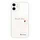 LaCoqueFrançaise Coque iPhone 12 mini silicone transparente Motif Dolce Vita ultra resistant Coque iPhone 12 mini silicone transparente Dolce Vita ultra resistant Protection housse Motif Ecriture Tendance