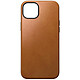 Nomad Coque Modern Cuir pour iPhone 15 Plus English Tan Coque compatible MagSafe