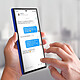 Acheter Avizar Coque pour Samsung Galaxy S22 Ultra Intégrale Arrière Rigide Transparent et Avant Souple  bleu