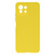 Avizar Coque pour Xiaomi Mi 11 Lite Silicone Semi-rigide Finition Soft Touch Fine jaune Coque Jaune en Silicone, Xiaomi 11 Lite 5G NE