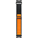 BigBen Connected Bracelet pour Galaxy Watch 4/4 Classic/5/5 Pro/6/6 Classic Boucle alpine Orange Doté d'un style élégant et polyvalent