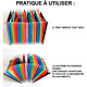 Acheter VIQUEL Trieur Seatcase Rainbow 24 compartiments, en polypro 7/10e, 2 poignées, noir