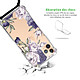 Avis LaCoqueFrançaise Coque cordon iPhone 11 Pro noir Dessin Pivoines Violettes