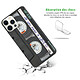 Avis Evetane Coque iPhone 12/12 Pro silicone transparente Motif Cassette ultra resistant