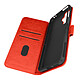 Avizar Housse pour Xiaomi Poco F4 GT Clapet Portefeuille Fonction Support Vidéo  rouge - Étui de la série Chesterfield spécialement conçu pour Xiaomi Poco F4 GT