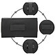 Avizar Etui ceinture rotatif 360° Smartphones : Longueur entre 131 mm et 140 mm - Noir pas cher
