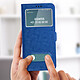 Avis Avizar Etui folio Bleu Éco-cuir pour Samsung Galaxy A6 Plus